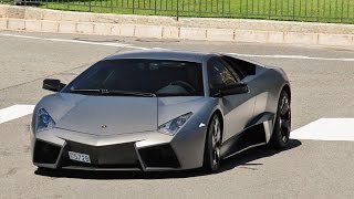 Lamborghini Reventon Driving Sound [upl. by Akenihs]