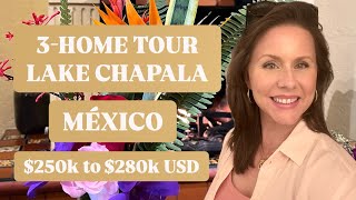 3Property Tour 250k to 280k USD  Lake Chapala Mexico [upl. by Encrata267]