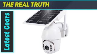 Solar Security Camera Outdoor 1080P Wireless WiFi Spotlight Home Surveillance with Pan Tilt [upl. by Frederik658]