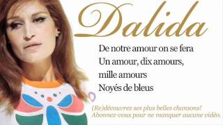 Dalida  Les enfants du Pirée  Paroles Lyrics [upl. by Zildjian242]