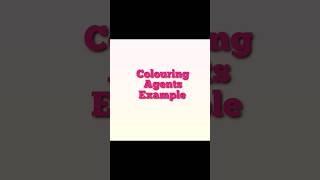 Colouring Agents examples in Pharmacy in Hindi [upl. by Nicolais43]