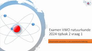 vwo natuurkunde examen 2024 tijdvak 2 vraag 1 uitgelegd [upl. by Stover927]