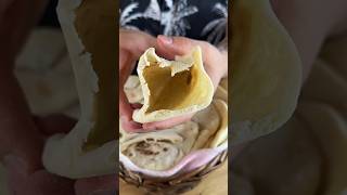 Pan pita 🫓 Deja en comentarios tu relleno favorito panpita pan receta recetasfaciles [upl. by Aihsiyt]