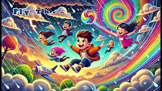 Fly Through the Stormy Sky  Wiggle Waggle Melodies  Kids Club 1195 [upl. by Sisto]