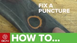 How To Fix A Bike Puncture  Repairing An Inner Tube [upl. by Skillern477]