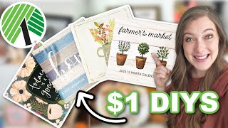 1 Dollar Tree 2023 Calendar DIYs amp HACKS  DIY these Dollar Tree Calendars for GORGEOUS Decor [upl. by Arayc]