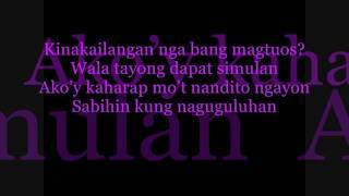 Sa Bingit Ng Isang Paalam Spongecola Full Lyrics HD [upl. by Cherice]