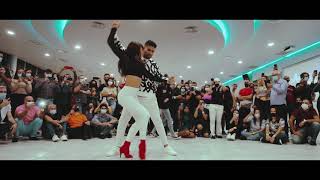 BACHATA C Tangana Nathy Peluso  Ateo  bailando Marco y Sara bachata style Portugal 2021 [upl. by Howland]