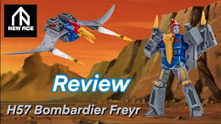 NewAge H57 Bombardier Freyr  Dinobot Swoop Review [upl. by Niamrej]