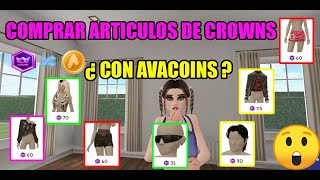 CONSEGUIR ARTICULOS DE CROWNS CON AVACOINS [upl. by Groveman]