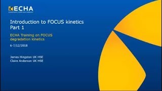 Biocides training on degradation kinetics – part 1 [upl. by Hermie]