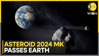 Asteroid 2024 MK passes Earth at 300000 km  Latest English News  WION [upl. by Nahtnaoj731]