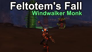 Feltotems Fall  Mage Tower Challenge  Windwalker Monk  World of Warcraft  Patch 102 [upl. by Eyatnod]