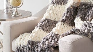 How to Crochet Easy Lush Life Blanket [upl. by Kooima]