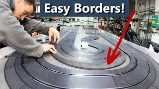 Homemade Slot car track Borders Policar slot car track [upl. by Orozco]