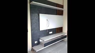 Creative TV Panel Interior Design on youtube shortvideo [upl. by Aizatsana]