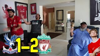 CRYSTAL PALACE vs LIVERPOOL 12 LIVE FAN REACTION  ALISSON AND ELLIOTT ARE LIVERPOOLS HEROES [upl. by Wiggins]