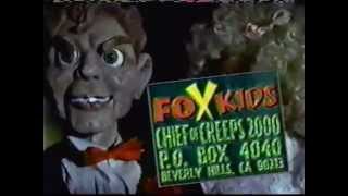 Fox Kids Chief of Creeps 2000 Sweepstakes Goosebumps [upl. by Tace]