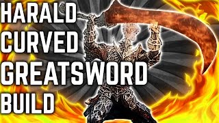 Dark Souls 3  Harald Curved Greatsword PvP Build  The Ringed City DLC [upl. by Helgeson843]