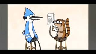 Rigby amp Mordecai prank call Spongebob and hangs up [upl. by Ahsiuqal]