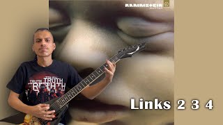 RAMMSTEIN  LINKS 2 3 4  GUITAR COVER [upl. by Grosmark]