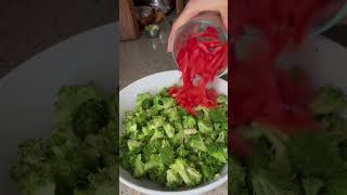 Szechuan Broccoli Pasta Salad Vegan [upl. by Yllac]