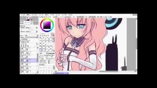 Megurine Luka Fluticasone Speedpaint [upl. by Giraud]