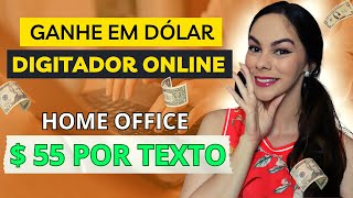 Digitador Online Home Office Para Iniciantes 100 GRÁTIS Funciona mesmo  TEXTBROKER [upl. by Julia]