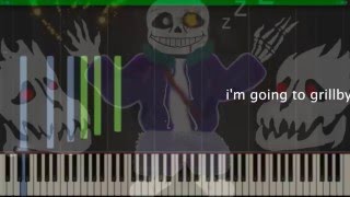 Megalovania【UNDERTALEアンダーテール】Piano Solo Arrangement Sheet Music楽譜 [upl. by Rasecoiluj]