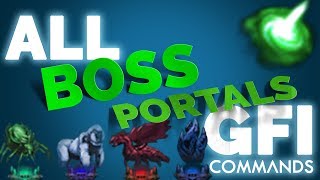 SPAWN ALL the BOSS Portals in ARK Survival Evolved  GFI Commands [upl. by Farrow]