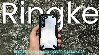 Samsung Galaxy S23 5G Ringke FusionX Back Cover Unboxing and overview [upl. by Celine]