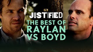 The Best of Raylan vs Boyd  Justified  FX [upl. by Royce]