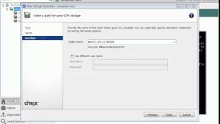 Access Citrix XenCenter SR VM create [upl. by Eseerehs]