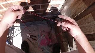 How to Run Wire and Cable Through a Double Brick Wall [upl. by Worl869]