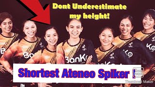 Ella De Jesus Shortest spiker of ateneo Dont under estimate the heightof Ella De Jesus  Ateneo OBF [upl. by Miguelita497]