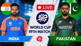 Live India vs Pakistan T20 World Cup  Live Match Score amp Commentary  IND vs PAK Live match Today [upl. by Ynohtona]