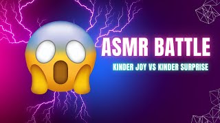 ASMR Battle Kinder Joy Dinosaur vs Kinder Surprise Disney Princess 🦖👑 – Which Is Betterquot [upl. by Atinhoj]