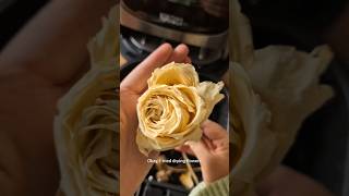 I used an air fryer to make dry flowers shortsfood vancouver [upl. by Anairo844]