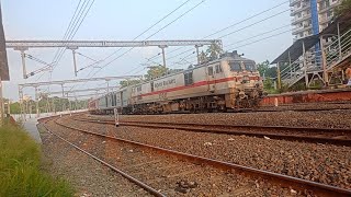 Shoranur Junction  Thiruvananthapuram Central Venad express skipping Edappally station [upl. by Brynna]