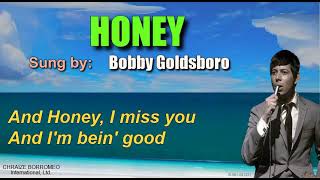 HONEY  Bobby Goldsboro with Lyrics [upl. by Lehcin]