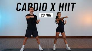 20 MIN CARDIO HIIT WORKOUT  ALL STANDING  Full Body No Equipment No Repeats [upl. by Inaffit]