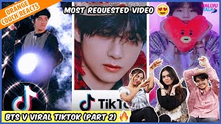 Orange Couch Reacts To BTS V Kim Taehyung Viral TikToks  HAPPY BIRTHDAY KIM TAEHYUNG  HallyuTalk [upl. by Gilbertina]