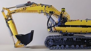 Lepin 20007 Motorized Excavator [upl. by Lunsford791]