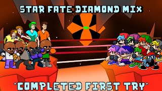 Star Fate Diamond Mix HARD First Recorded Completion  First Try [upl. by Aissac]