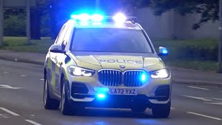 BMW X5 Armed Response Unit Responding  Greater Manchester Police [upl. by Hatcher70]