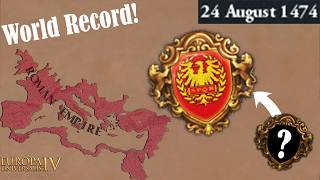 This is how I Restored the Roman Empire in just 29 Years WR  1374 ✦ SPQR eu4 [upl. by Engvall]