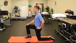 Kneeling hip flexor stretch [upl. by Enelaj]