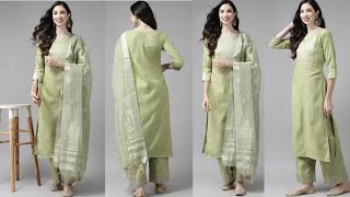 Indo Era Women Kurta Palazzo Dupatta Set [upl. by Oilut]