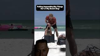 funny prank beach surprise impossible bag ⁉️ [upl. by Aziar]