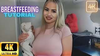 breastfeeding education tutorial 4k new usa [upl. by Einnij]